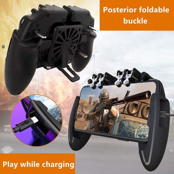 Mobil Spilcontroller 4 Trigger med 4000mAh Power Bank Coo