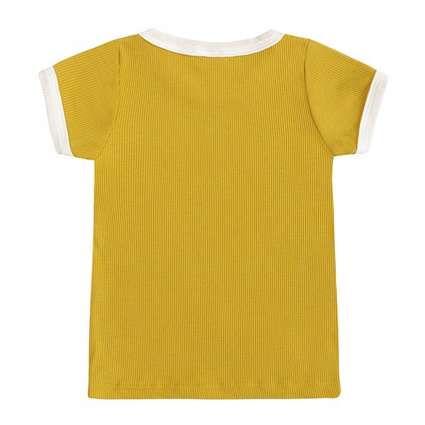 Toddler Solid Cotton Daily Short Summer Pyjamas,S(Gul)