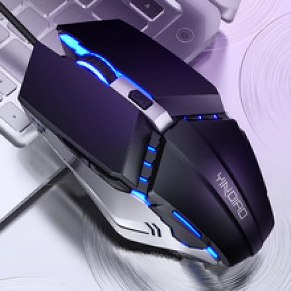 Ergonomisk kablet gamingmus med 7 programmerbare knapper, Chr