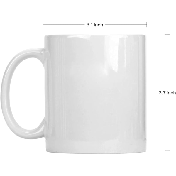 Up Yours Mugg Tummen Upp Keramisk Långfinger Kaffekopp 414 ml Mjölk Te Rolig Kaffepresent Mugg för Nyår, Jul, Halloween