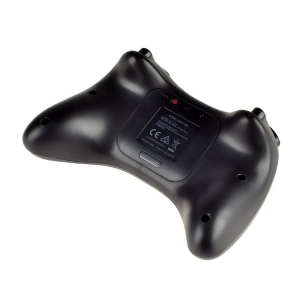 Wii U-kontroller, återuppladdningsbar Bluetooth-dubbel analog kontroll Black