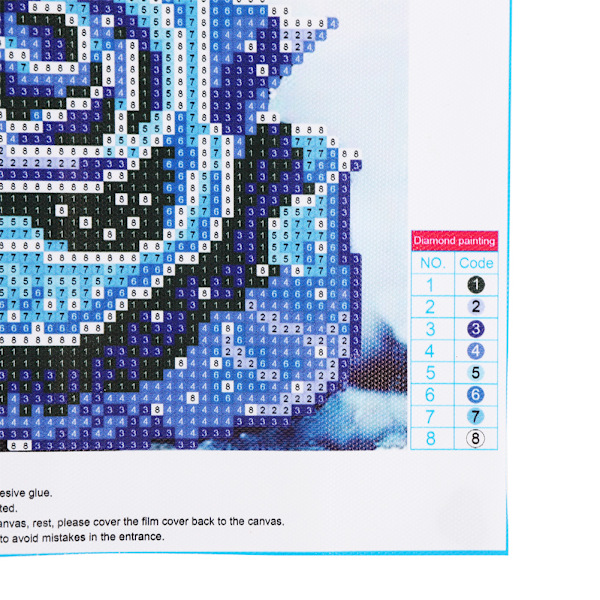 DIY Handgjord Strass Broderi Målning Korsstygn Hantverk Kit för Heminredning(8008)