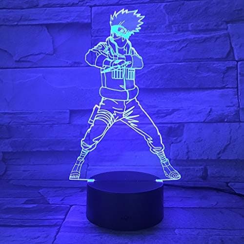Naruto Kakashi Uchiha Sasuke 3D Illusion Natlampe Sm