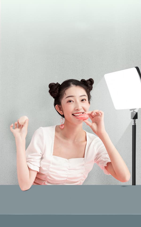 Fotograferingslys LED Videolys 3000-5700k Dimbar Flat