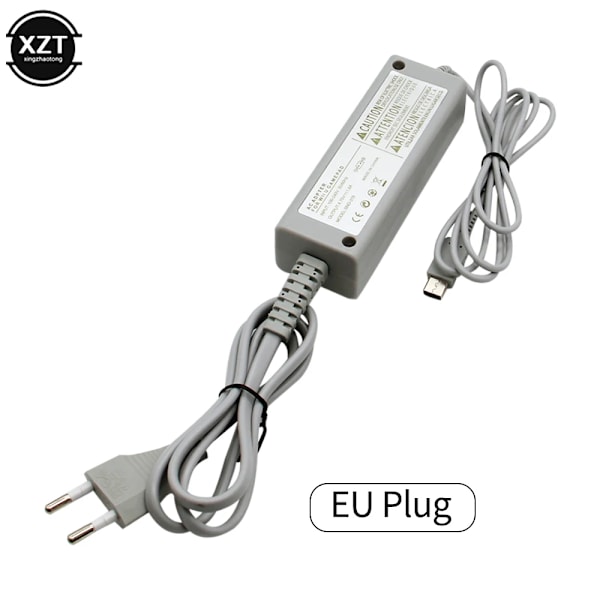 AC-laddningsadapter för Nintendo Wii U Gamepad-kontroller Joystick US/EU-kontakt 100-240V Hemväggströmförsörjning för WiiU Pad