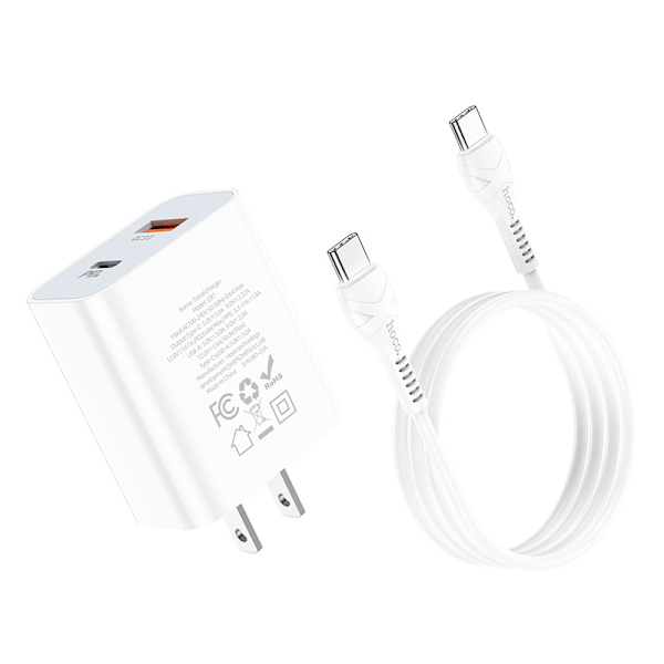 hoco. C97 ny PD20W+QC3.0 laddare för iPhone13 mobiltelefon