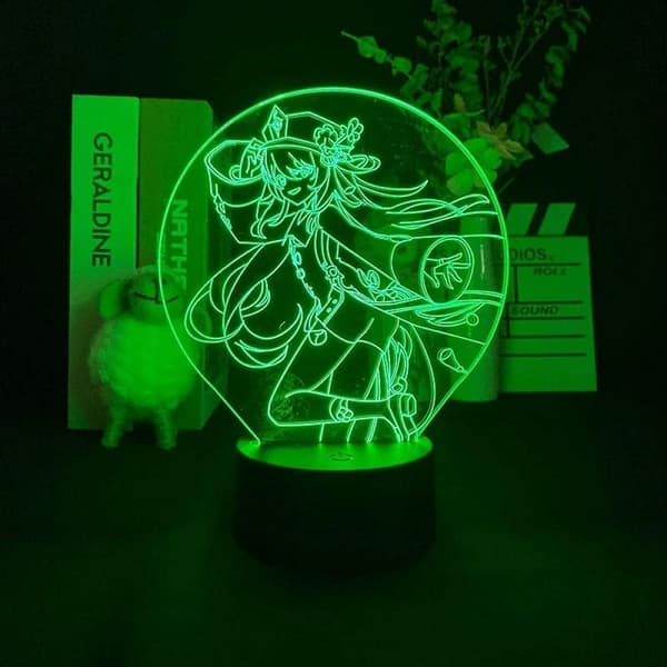 Spil Genshin Impact Hu Tao lampe Natlys Illusionslys 3