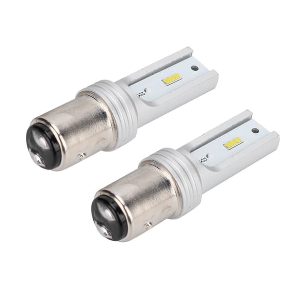 2 st 1157 72W 8000K Stoppbromsljus Vit Ljus med Dekoder 12-24V Universal