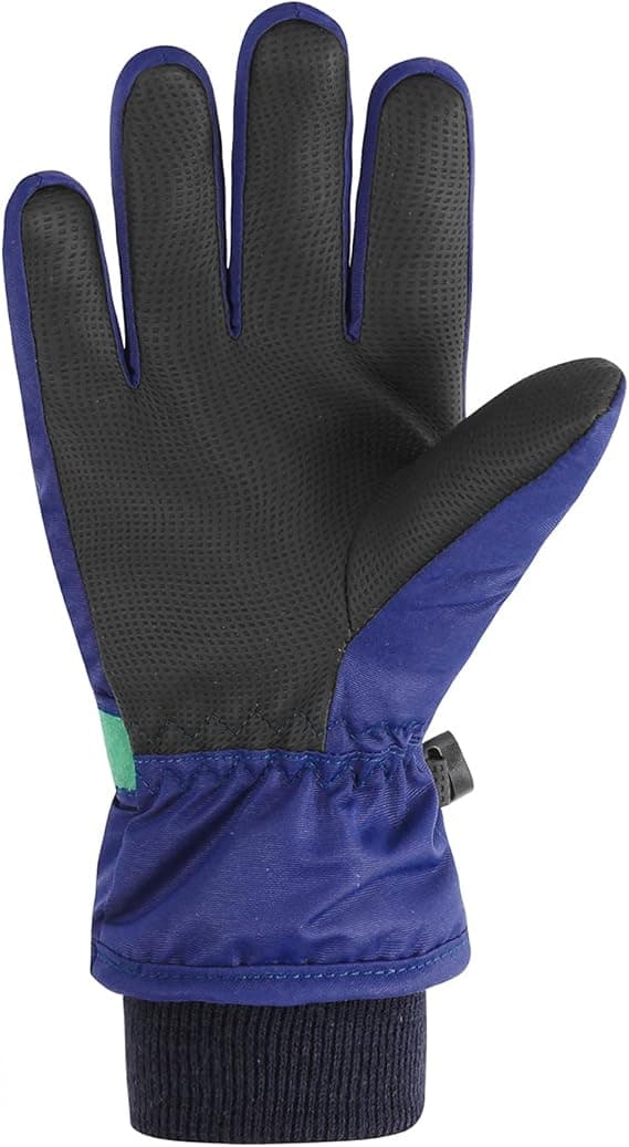 Børne Skihandsker Vinter Snehandsker Vandtætte Vinter Varme Handsker til Snowboarding, Snescooter Dark blue M