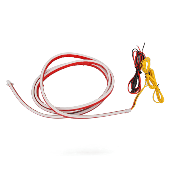 1,8M Hettelys for bil med blinklys DC12V 5W Vanntett Dagkjørelysstripe for SUV-er og lastebiler
