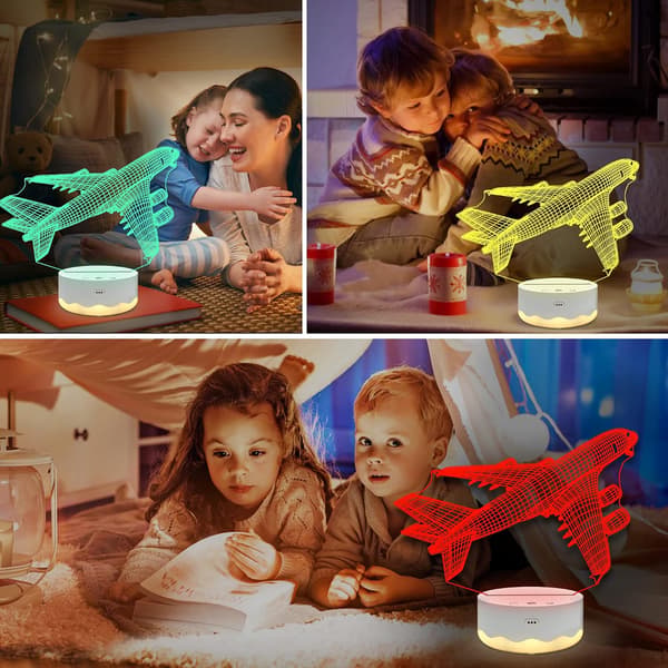 Flygaver Gaver, Fly 3D Natlys, 3D Illusion lampe wi