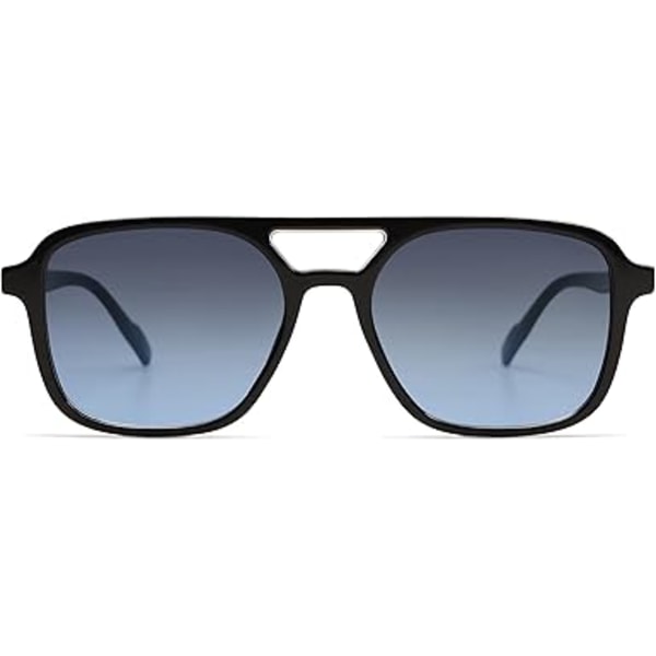 Retro Aviator -aurinkolasit naisille ja miehille, trendikkäät suorakulmaiset naisten ja miesten aurinkolasit SJ2202