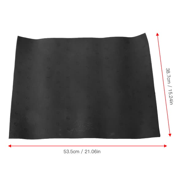 Slitstark Antihalk Sko Sula Kvinnor Män Cowhells Sula Pad 38.7cm x 53.5cm x 2mm(Svart)