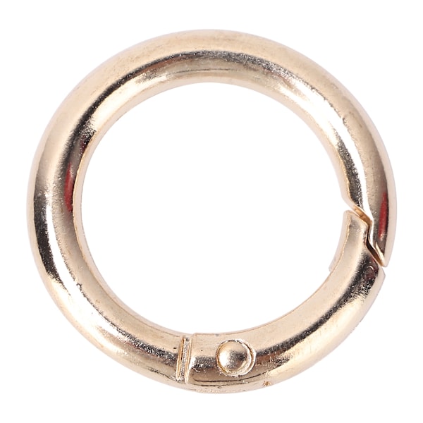 10 st legeringssnäpplås runda ringar konecting spänne kläder skor handväska tillbehör (guld)