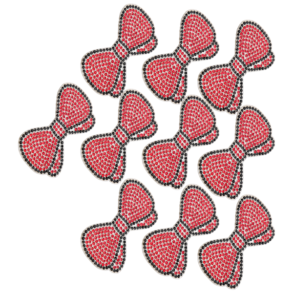 10 kpl Rhinestone-laastari Silitys Kristalli Applique Piirroskoristelu DIY-askarteluun