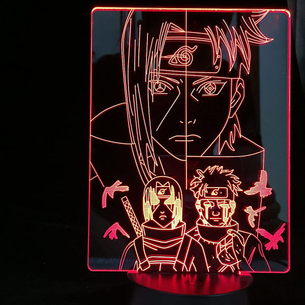 Klassisk Japansk Anime Figur 3D Nattlampa Pojke Flicka LED Ljus Födelsedagspresent