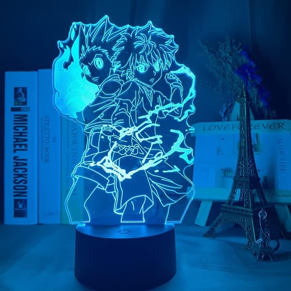 Hunter X Hunter 3D Illusion Nattlampa Smart Touch,Ide