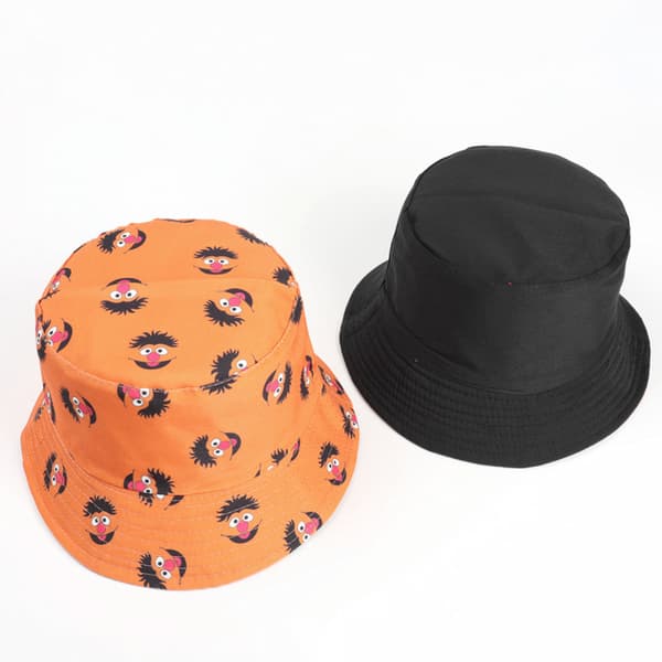 Cartoon Bucket Hat Sommar Strand Fällbar Solhatt Fällbar En A