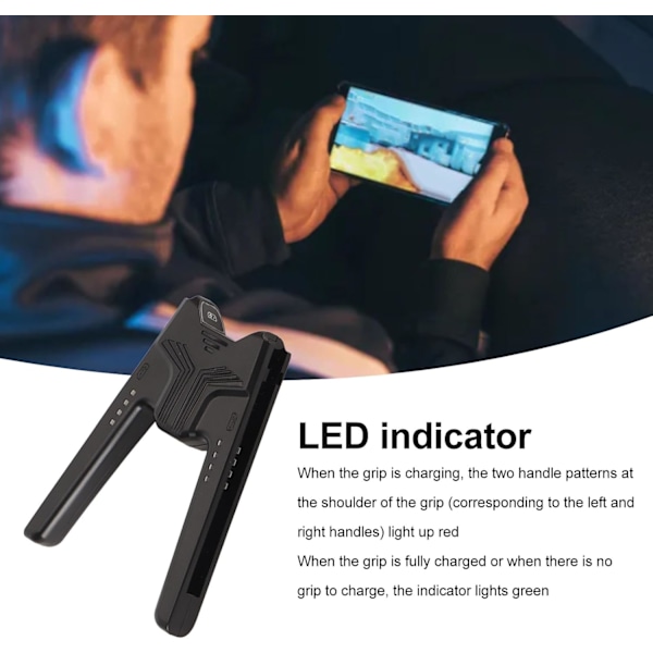 Universal Joycon Ladegrep for Nintendo Switch, PENJOY Switch Kontrollerholder for Switch Joy Con og tredjepartskontrollere White