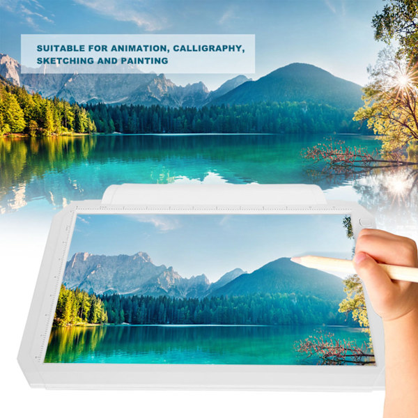 Kopieringsbräda A4 LED-ljusanimation Ritverktyg A4 M (Barnbräda) Tumskala (A4 M (Barnbräda) Tumskala )