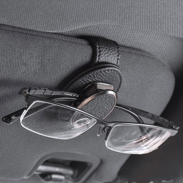 Hållare för bil Universal Bil Visir Solglasögon Hållare Clip P
