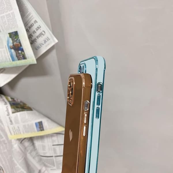 Kompatibel med iPhone 12 Pro Max Cover Kærlighedshjerte Belægning B