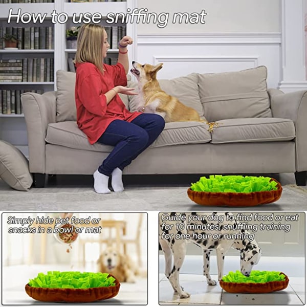 Snuffelmatta för hundar, interaktiv matta för husdjur