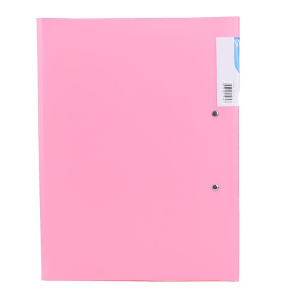Farget dokumentmappe Sterk kraft Sterk A3/A4 testpapir klips Dokumenter mapper (Rosa)