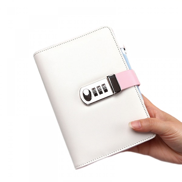 Lås Notebook Slidstærk Tegneserie Planner Organizer Lås