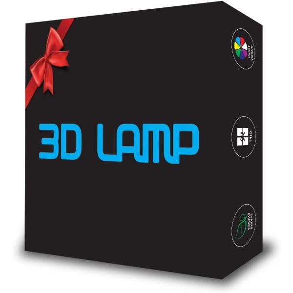 3D Illusion Lamp LED Svan Nattljus Djur Leksaker Kärlek Par