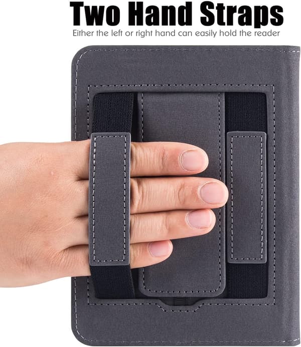 Fodral för 5:e-10:e generationen, PU-läderstativ med automatisk viloläge/väckning för 6\" Kindle (2012-2018) - Ergonomisk handremdesign för förlängd Starry Sky