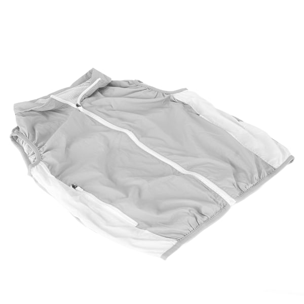 Køle Vest Polyester Fiber Nylon 3 Ventilator Hastighedstilstand Åndbar Ærmeløs Kølejakke til Udendørs Rejser Sommer XL