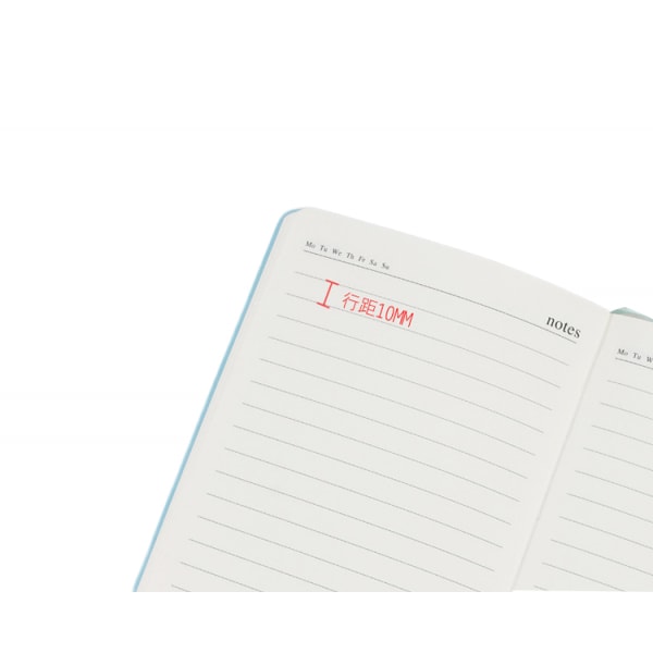 Klassisk mjuk pärmfodral linjerad anteckningsbok A5 Business Notebook Perso