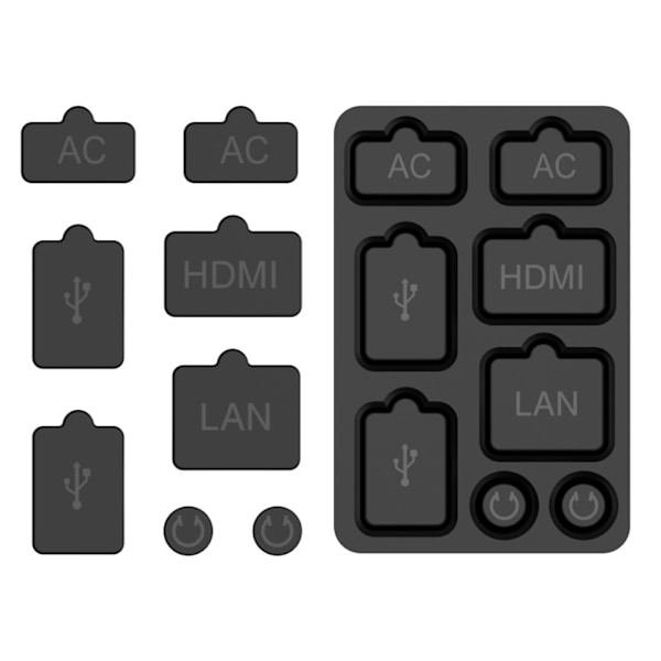 Skyddssats för Switch OLED med skärmskydd, dammskydd, knapplock och tumgrepp