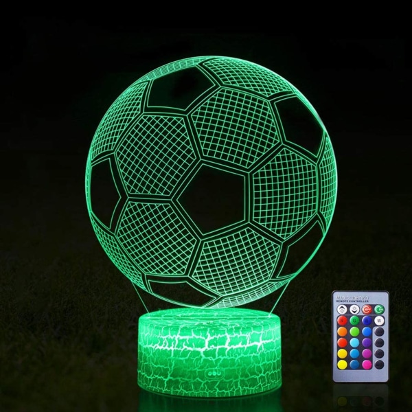 Nattlampa för fotboll för barn, fjärrkontroll och RGB 1