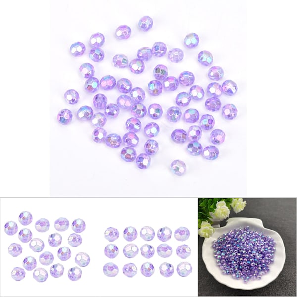 10g/påse 6MM Akryl Pärlor Hand Sömnad DIY Pärlor Kläder Dekor Smycken Tillbehör(Typ A)