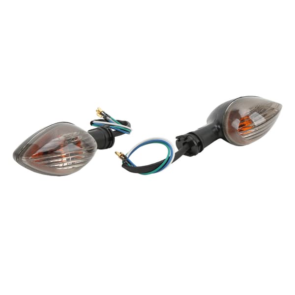 Par Blinklys Indikatorlys Foran Side 12V 6W Udskiftning til YZF R1 2009‑2014 Sort