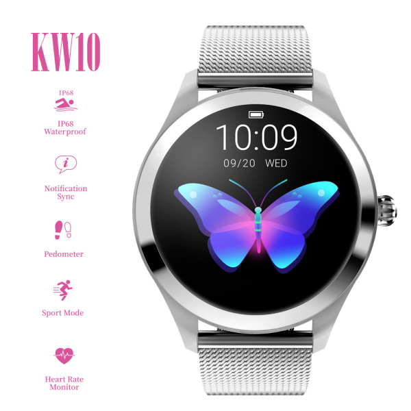 KW10 Women's Smart Bracelet Sports Step Counter, Calorie Consumption Calculation, Smart Watch