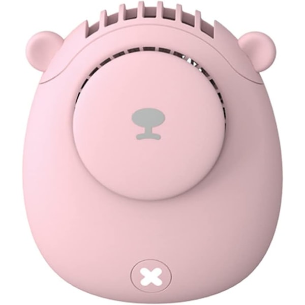 Halsventilator, Bærbar Halsventilator, Håndfri Halsventilator, Halsventilator, Bærbar USB Genopladelig Lommeventilator 1200mAh, 3 Hastigheder, til Udendørs, Kontor