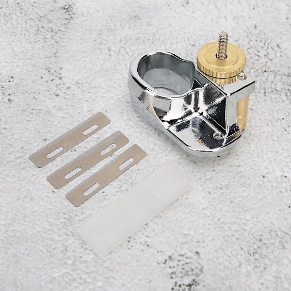 Vyönleikkuri Nahkainen Käsinleikkaus DIY-käsityökalu 3 terällä Nahkatyötarvikkeet