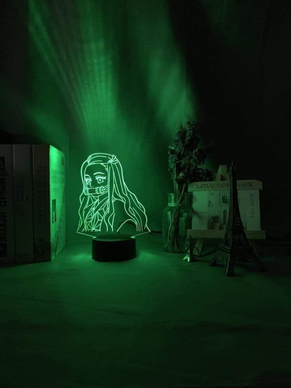 Demon Slayer Kamado Nezuko 3D Illusion Natlampe, Crea