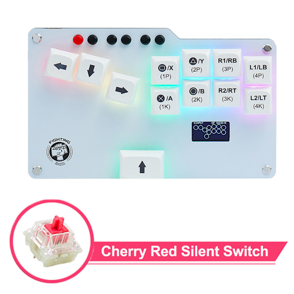 For Fighting Box-tangentbord för Hitbox WASD GP2040 CE Fightstick Arcade Fight Stick med för Cherry MX-brytare för PS3