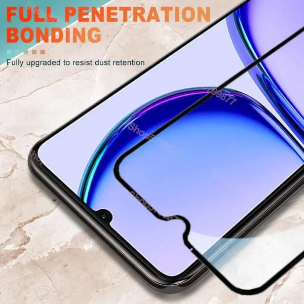 Härdat glas för Realme C33 skärmskydd
