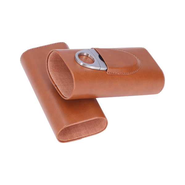 Cigar Etui Gas Tæt Design Simpel Elegant Udseende Bærbar Cigarer Gaveæske Etui til Rejser Officiel Forretning