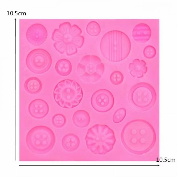 Knap Fondant Siliciumform Til Diy Chokolade Slik Pudding Cupcake Kage Topper Dekoration Desserter Gelé,Pink