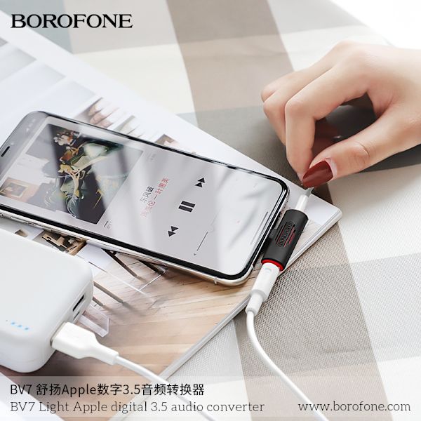 Borofone BV7 Shuyang Apple Digital 3.5 Audio Converter för A