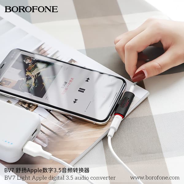 Borofone BV7 Shuyang Apple Digital 3.5 Lydkonverter til A