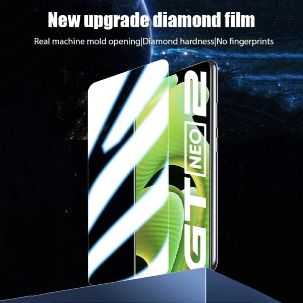 3PCS Härdat glas för Realme GT Neo 2 skärmskydd