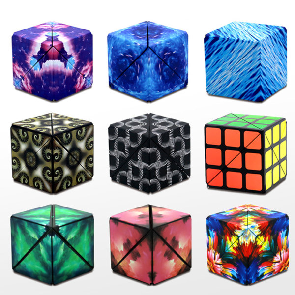 Magnetisk tredimensionel Rubiks kube børneuddannelse