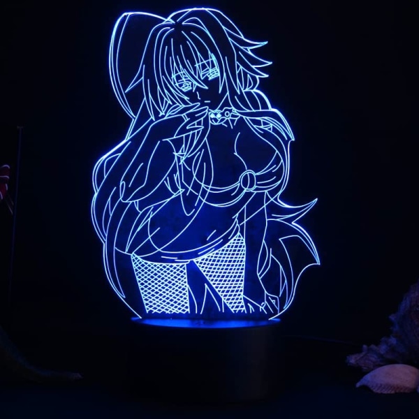 Darling in The Franxx Zero Two 002 3D Illusion Nattlampa L